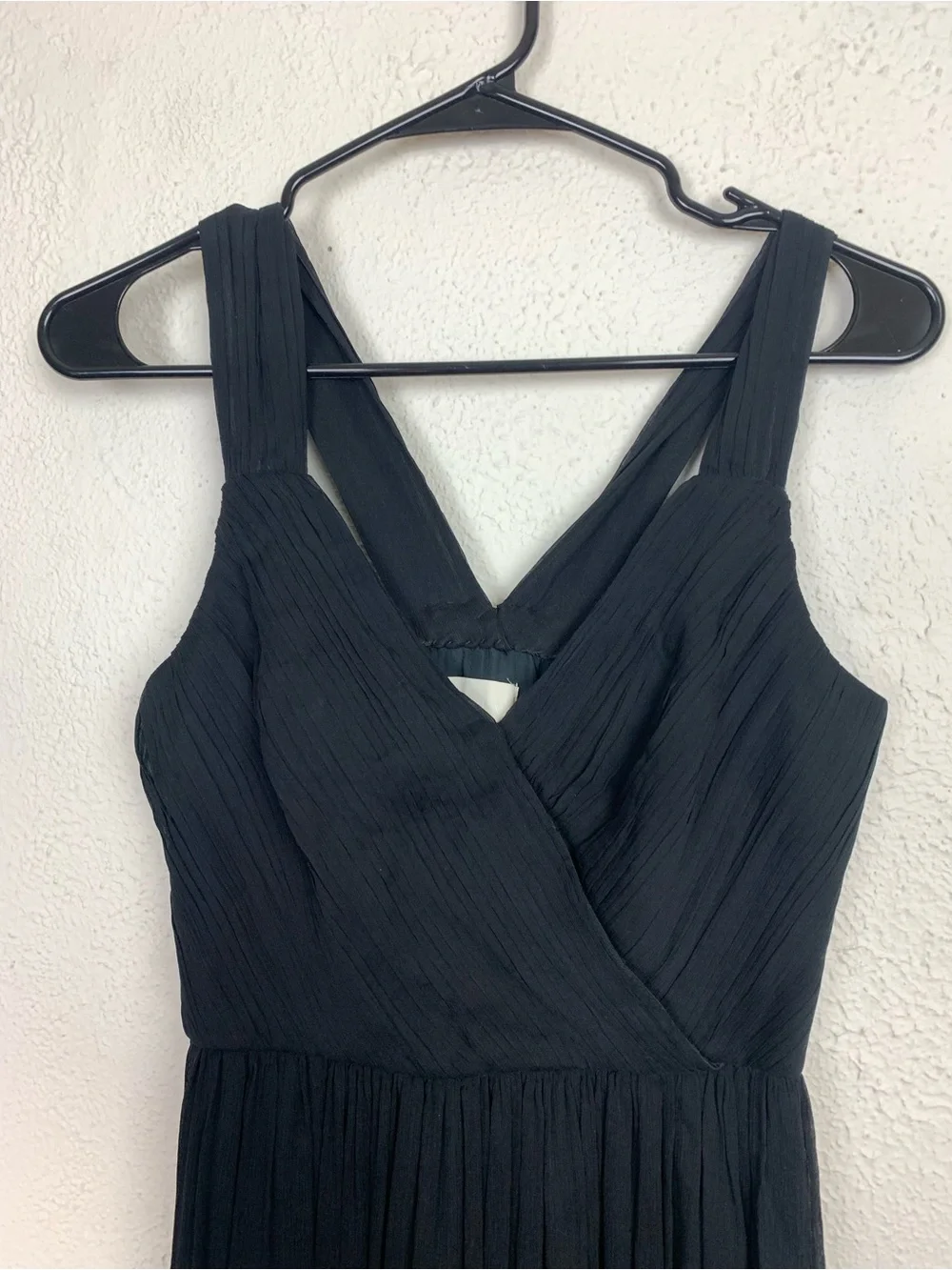J.Crew black Anabel Long Dress chiffon silk size 2 petite
